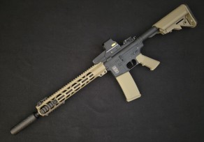 SPECNA ARMS * SA-F09 HAL gen2 half-tan airsoft fegyver red-dottal