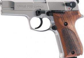 Walther P88 Nikkel /Fa markolat 9mm PAK gázpisztoly