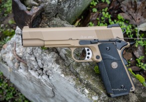 WE M1911 MEU Rail Tan