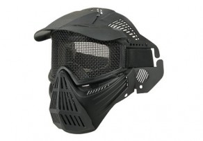 Big Foot Tactical Full Face RÁCSOS MASZK BL